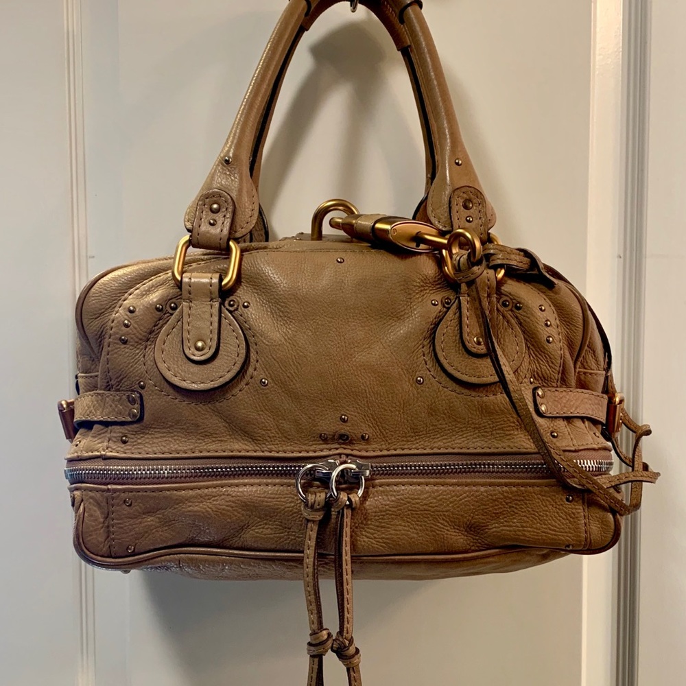 Authentic Chloé Paddington East/West Zippy Satchel